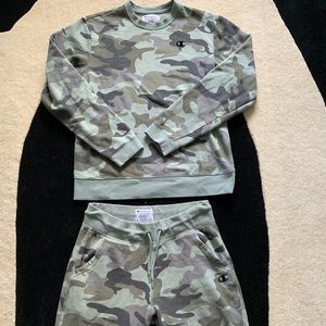 Womens champion track suit -camouflage